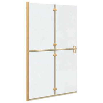 Vidaxl Walk-In tuš stena Zlata 120 x 6,5 x 190 cm