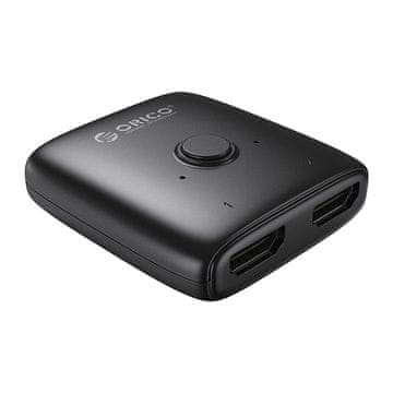 Orico AS2-A1 dvosmerni HDMI switch 4K, črn