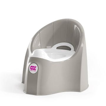 OK baby Nočnik ergonomska Pasha z odstranljivim vložkom Siva