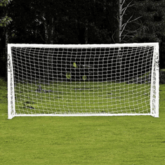 Trizand mreža za nogometni gol, 213x150x90 cm, bela