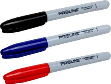 slomart Proline permanentni markerji "okrogli" 3/1, na kartici