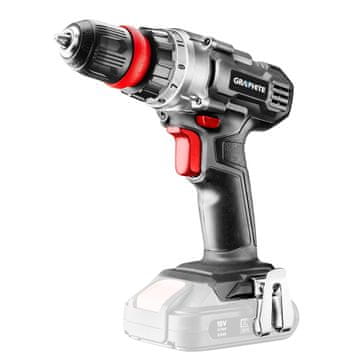 slomart GRAPHITE Akumulatorski vrtalnik/vijačnik Energy+ 18V, snemljiv ročaj 10 mm, brez aku
