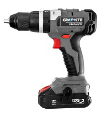 slomart GRAPHITE Akumulatorski udarni vrtalnik/vijačnik Energy+ 18V, 13 mm, brez aku