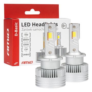 slomart AMiO D-Basic D4S/D4R LED žarniki za avtomobilske luči 6000K Canbus