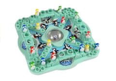slomart LEAN TOYS Družabna igra "Kit v akciji" - Dirka pingvinov
