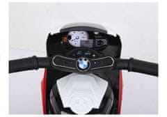 shumee BMW S1000RR baterijski tricikel za otroke LED luči rdeče barve