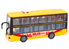 shumee Dvonadstropni avtobus 1:16 Luči Zvoki Trenje Pogon Rumena