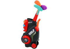 Komplet za mini golf za otroke z vozičkom na kolesih