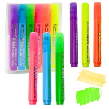 slomart Set 6 LEAN barvnih/neon pisal za zapiske