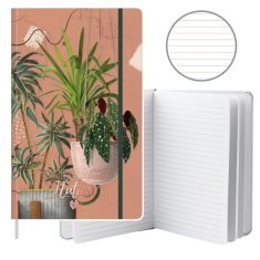 slomart Zvezek Planner Liste Rastline Gumica A5, 80 listov