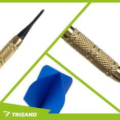 slomart Set puščic za pikado TRIZAND 26100 - 12 kosov + dodatni konice
