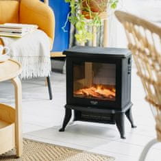 slomart ADLER AD 7754 Električni kamin, 1000W/1800W, 3D efekt plamena