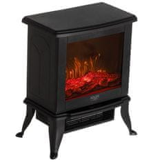slomart ADLER AD 7754 Električni kamin, 1000W/1800W, 3D efekt plamena