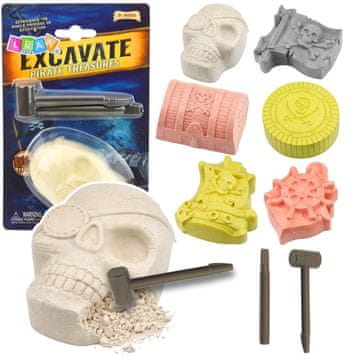 slomart LEAN TOYS Piratski arheološki set: Izkopavanje zakladov