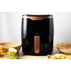 slomart Klausberg KB770 friteza na vroč zrak 4.5L, črno-zlata