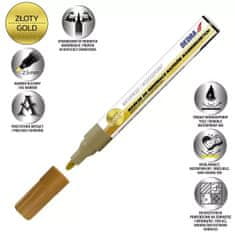 slomart Dedra Marker za spomenike, zlat, 2.5mm