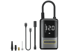 Verkgroup brezžična zračna tlačilka, 10 bar, 150 PSI, USB, črna