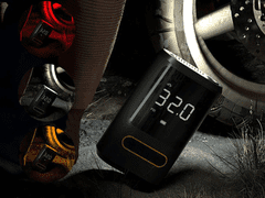 Verkgroup brezžična zračna tlačilka, 10 bar, 150 PSI, USB, črna