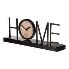 Autronic Namizna ura Table clock - word HOME metal, dial in the letter O (HW4013)