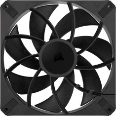 Corsair Corsair RS140 MAX PWM računalniški ventilator 140mm, črn