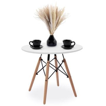 shumee Okrogla miza Paris DTW 60 cm bela