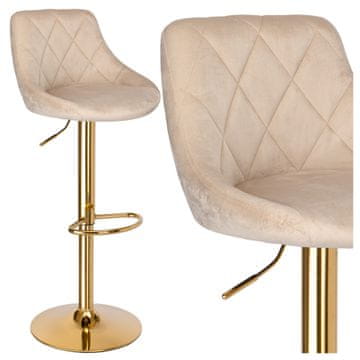 shumee Barski stol Cydro Gold Beige žamet