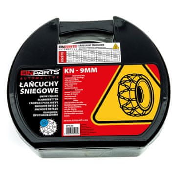 shumee Snežne verige za kolesa/pnevmatike 13-17 palcev KNS70 Ö-Norm TÜV 9 mm, 2 kosa