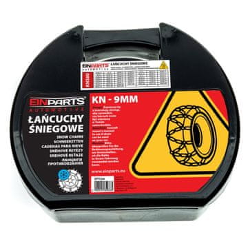 shumee Snežne verige za kolesa/pnevmatike 13-17 palcev KNS80 Ö-Norm TÜV 9 mm, 2 kosa