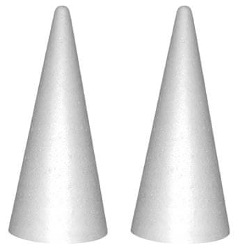 Aliga Stiroporni stožec 35 cm 2 kosa.