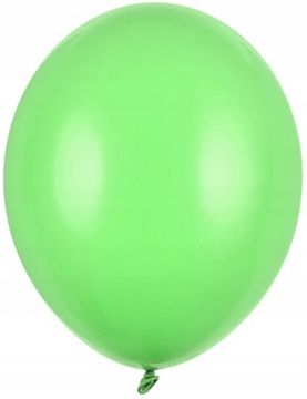 Pastelno zeleni rojstnodnevni baloni 12 cm 100 kosov.