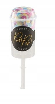 Popki za konfete Push Pop, mešane barve, 1 kos.
