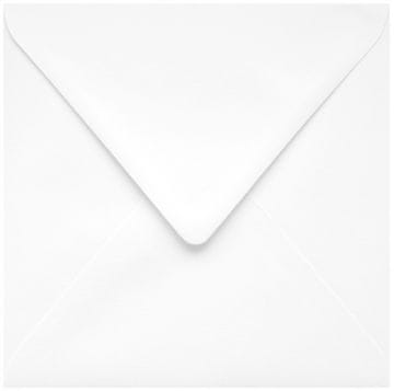 Komplet kvadratnih kuvert KUVERTA Bela kartonska 156x156 mm 1000 kosov.