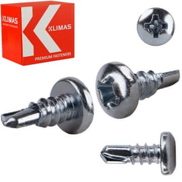 KSTEX vijaki z bolhami 3,5x9,5 mm B pocinkani (1000)