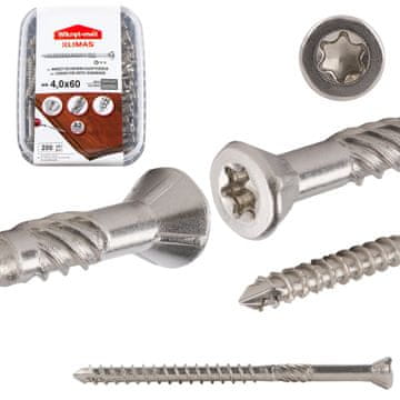 Vijaki za tla in terase INOX A2 WN 4.0x060(200)
