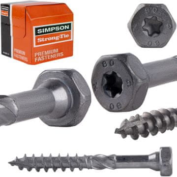 MPS Vijaki SSH za tesarske spoje 10,0 x 80 mm (50)
