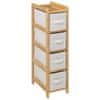 Kopalniška polica s 4 košarami Tidy Box