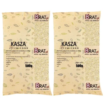 Srednjezrnati ječmenov zdrob 1 kg (2x500 g)