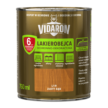 shumee Vidaron zlati hrast lazura 750 ml L19