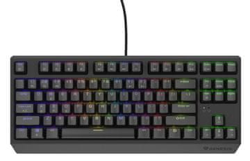 Genesis Žična tipkovnica GENESIS Thor 230 TKL Outemu Rjava Črna