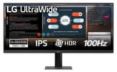 LG LG UltraWide 29U511A-B 29 WFHD IPS 100Hz HDR10 črn monitor