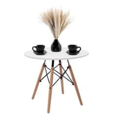 shumee Okrogla miza Paris DTW 60 cm bela
