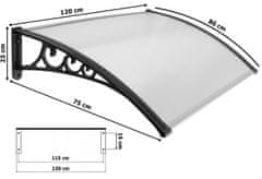 Gockowiak Sano plastična streha 80x120 cm črna