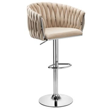 EH Barski stol Cofton Chrome Beige Velvet