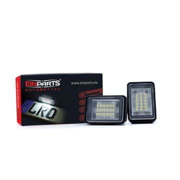 shumee LED luči za registrsko tablico 6000K hladno bela 12V Canbus za Mercedes GLK X204