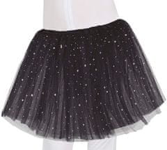 Fiestas Guirca Maturantski kostum s črno zvezdasto tutu krilo 30 cm