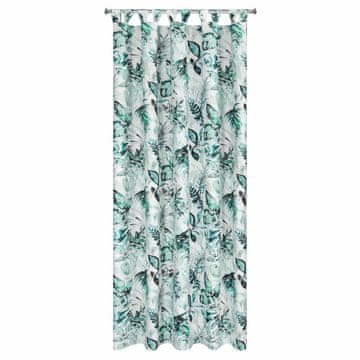 Eurofirany Vrtna zavesa 155x260cm belo zelena