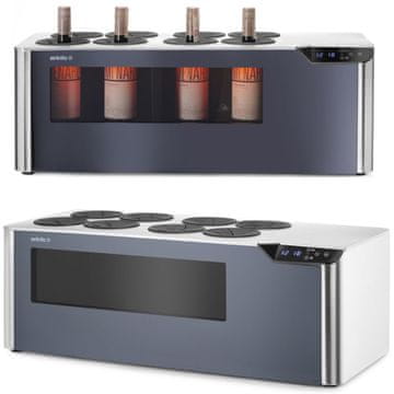 Arktic Dvoconski hladilnik za vino, nastavljiv za 8 steklenic, LED, 60 W