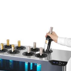 Arktic Dvoconski hladilnik za vino, nastavljiv za 8 steklenic, LED, 60 W