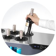 Arktic Dvoconski hladilnik za vino, nastavljiv za 8 steklenic, LED, 60 W