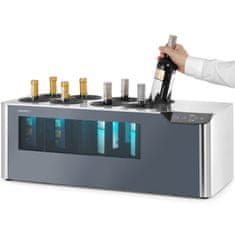 Arktic Dvoconski hladilnik za vino, nastavljiv za 8 steklenic, LED, 60 W